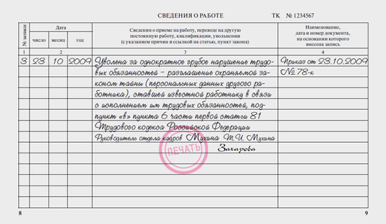 За недоверие тк рф подавленность