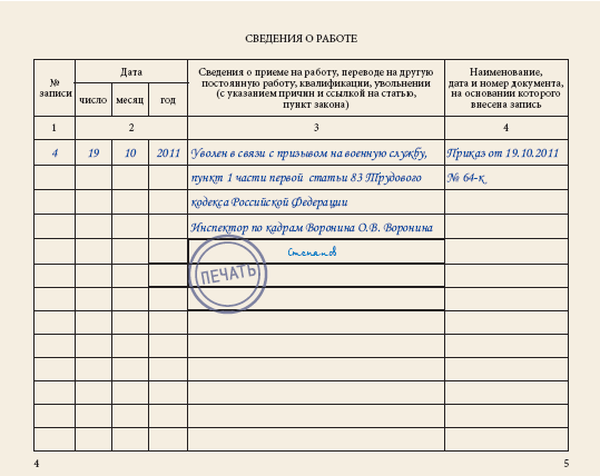 При уходе в армию увольняют При уходе в армию увольняют