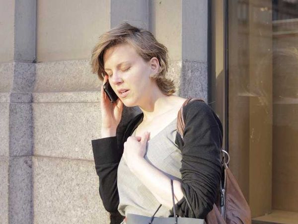 woman cell phone