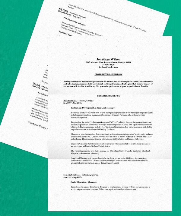 JW old resume
